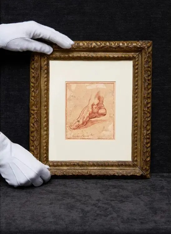 未知」のミケランジェロ素描が作家の最高額更新。45分に及ぶ歴史的