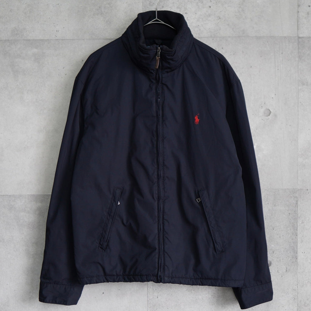 ポロ バイ ラルフローレン フリース裏地 ナイロンジャケット 中綿