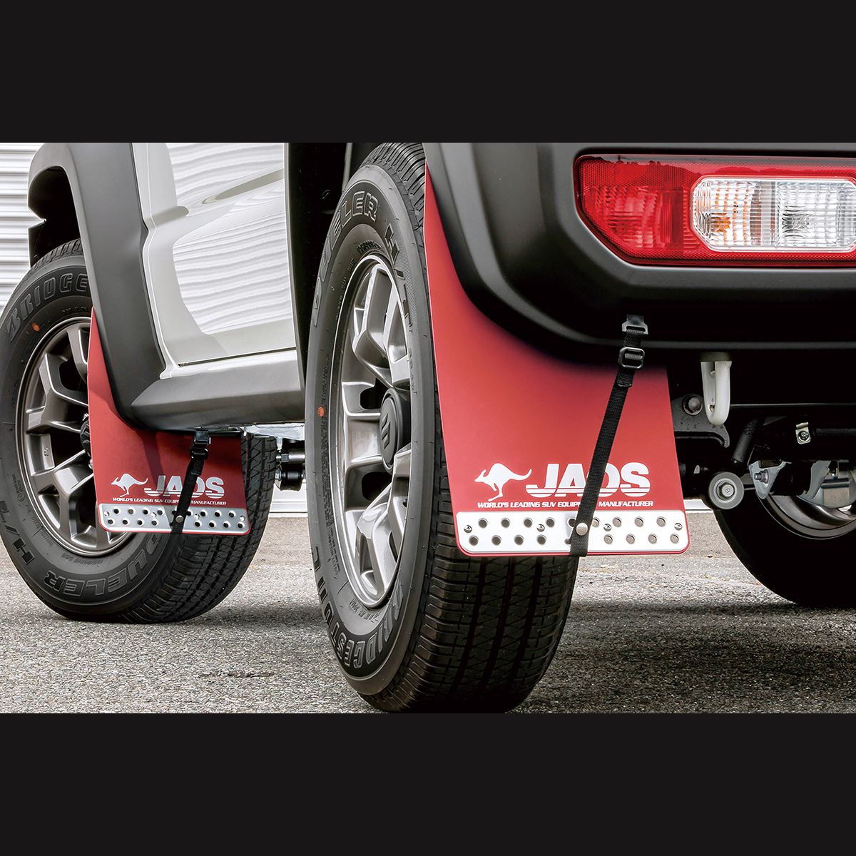 JAOS ジャオス マッドガードⅢ リヤセット レッド ジムニー JB74系