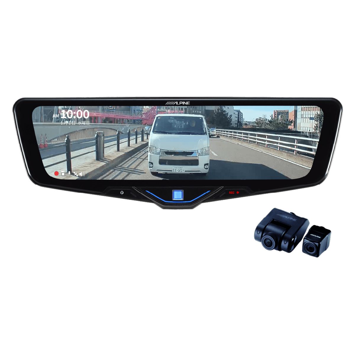 ALPINE アルパイン DVR-DM1046A-OC 10型ドライブレコーダー搭載