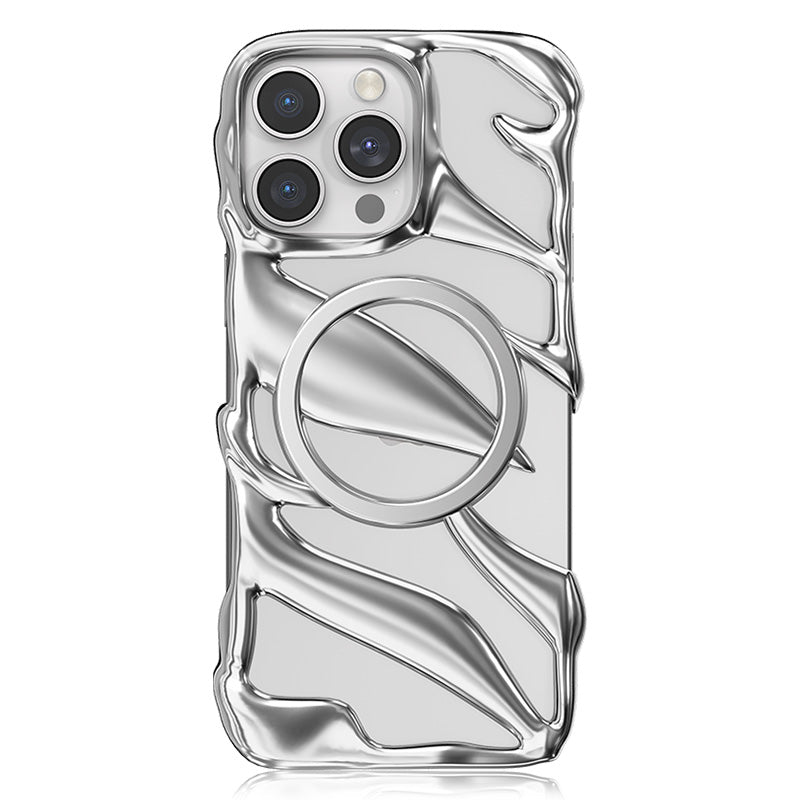 NIMASO iPhone 16 Pro/Pro Max用ケース MagSafe対応 スケルトン