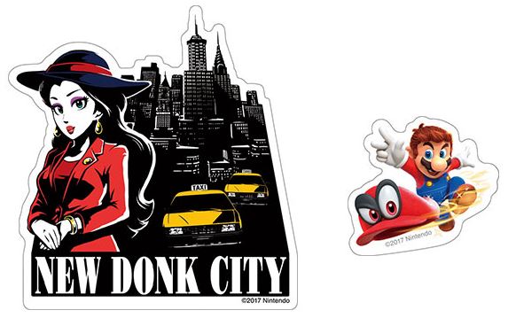 エンスカイから『スーパーマリオオデッセイ トラベルステッカー (全8種