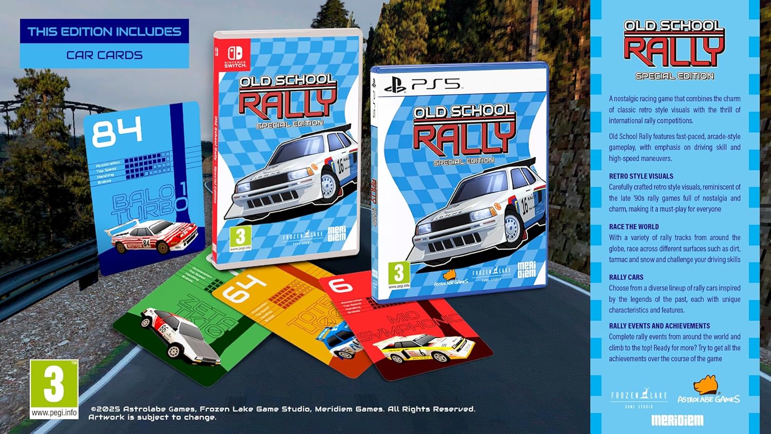 Old School Rally will have a Nintendo Switch physical release
