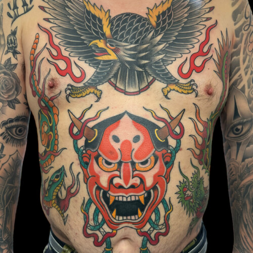 COLOR WORK | NINE STATE DESIGN | 大阪 日本橋 タトゥースタジオ