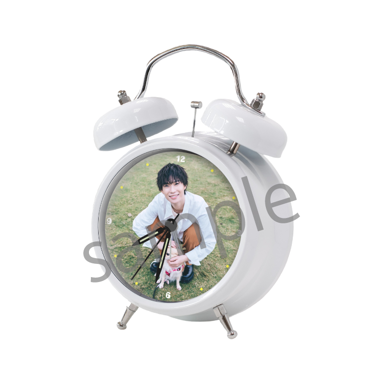 オリジナルボイス目覚まし時計 特典付きBLACK＆WHITEセット【受注販売