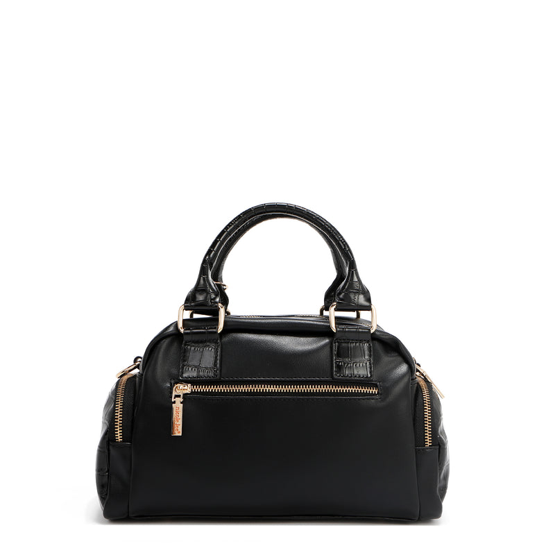 Calista Multi Pocket Handbag with Bold Buckle straps and Vegan
