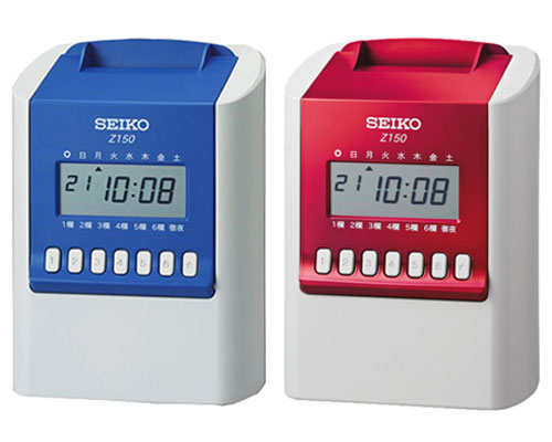 セイコー タイムレコーダー Z150 タイムカード1箱付属 の商品ページ