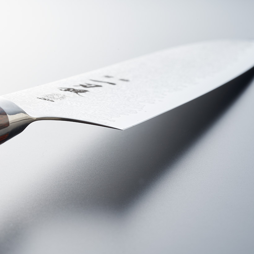 VG-10ダマスカス鋼 「烏揚羽」 シェフナイフ200mm | 一刃鍛 刃物本舗