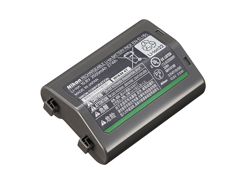 Li-ionリチャージャブルバッテリー EN-EL18c - 概要 | アクセサリー