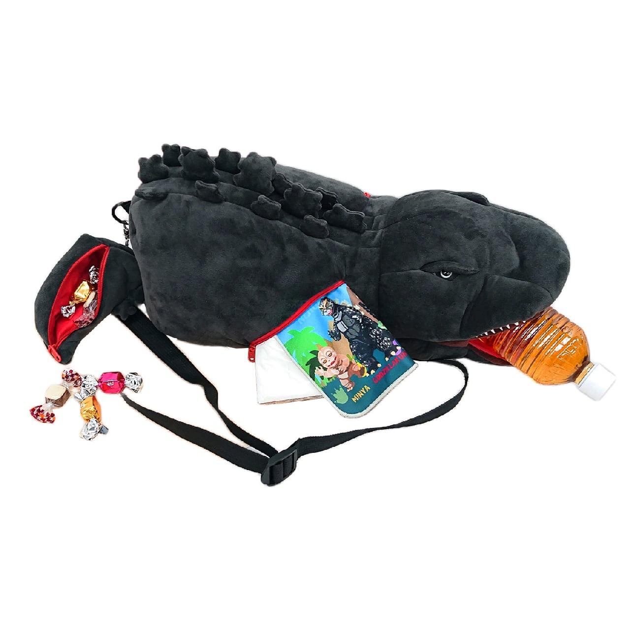 愛くるしいゴジラグッズ！】プレミアムチケット特典の背負いリュックの