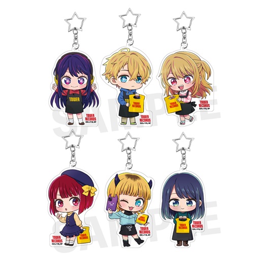 推しの子】×タワレコカフェ」アイ・アクア・ルビーらモチーフの