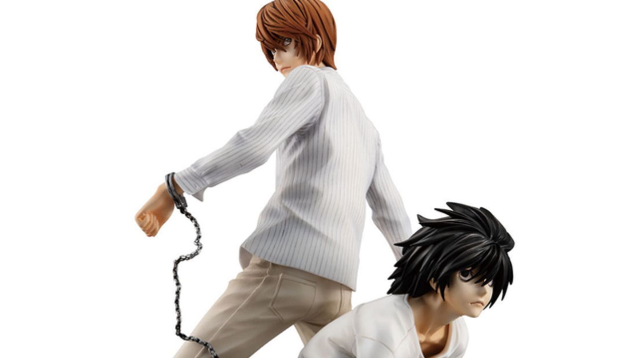 DEATH NOTE』夜神月＆Lが手錠で繋がれたイラストがフィギュア化！本物