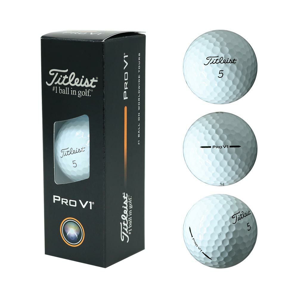 タイトリスト Titleist Pro V1 ボール (ハイナンバー) ホワイト 1