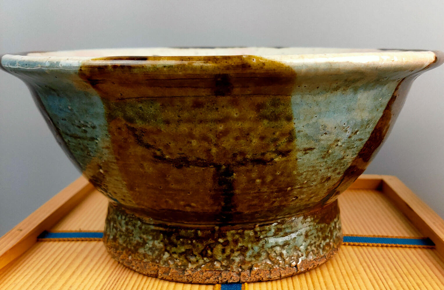 河井寛次郎作 河井紅苑識箱【呉州鉄釉塗分鉢】【辰砂呉州線文碗】買取