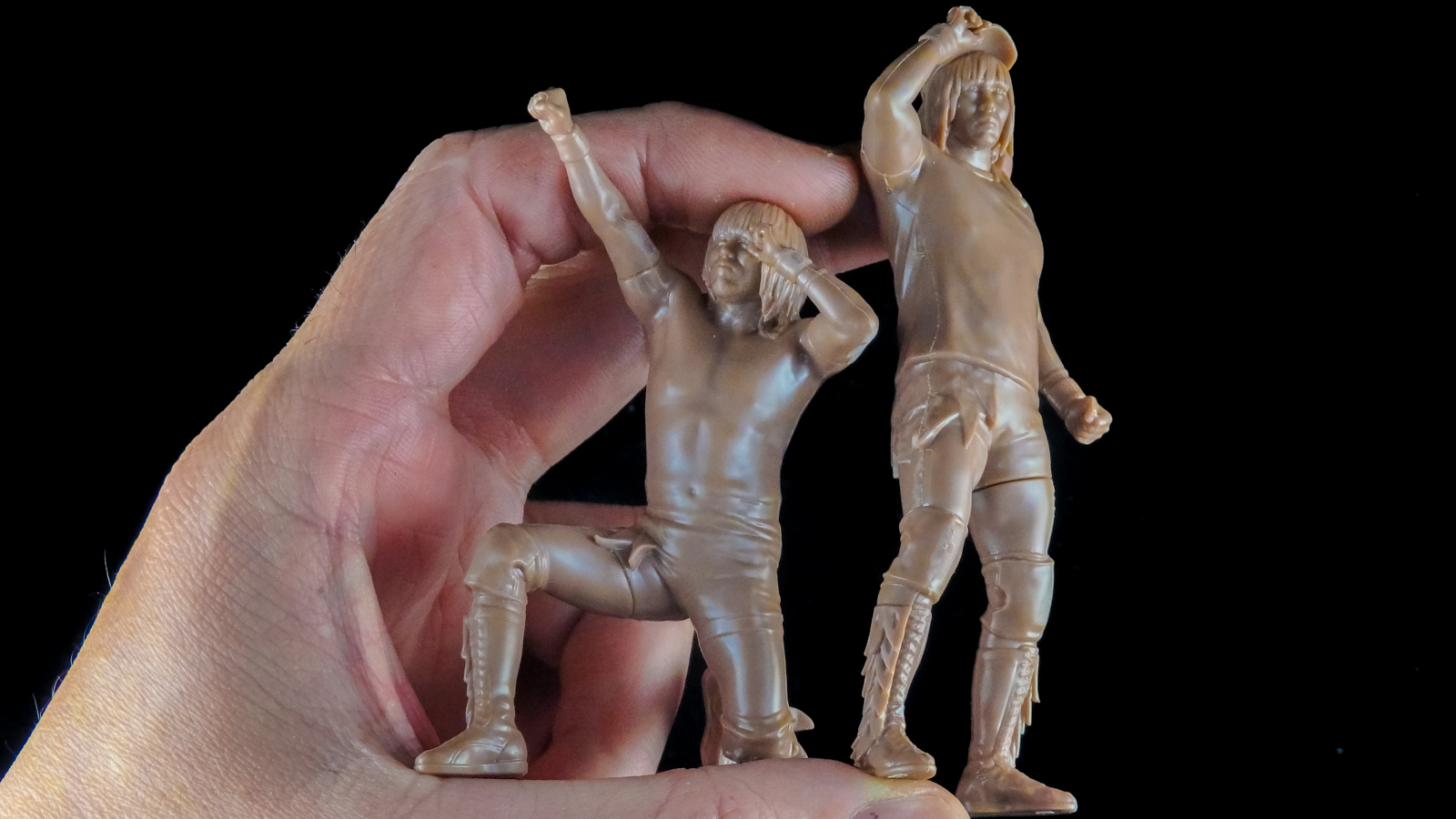 俺の目は開いてるぜ！ 3Dスキャンで表現されたプロレス模型を楽しん