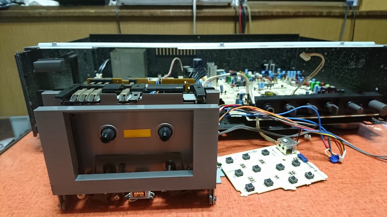 YAMAHA KX-640 の修理（フルオーバーホール） | スーパーカセッターズ