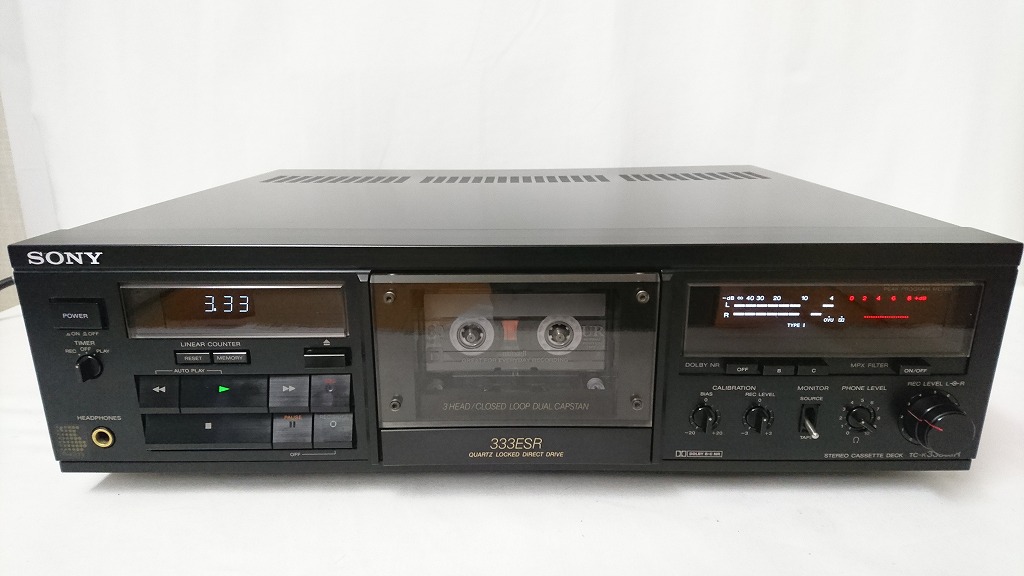 SONY TC-K333ESRの修理・オーバーホール | スーパーカセッターズ