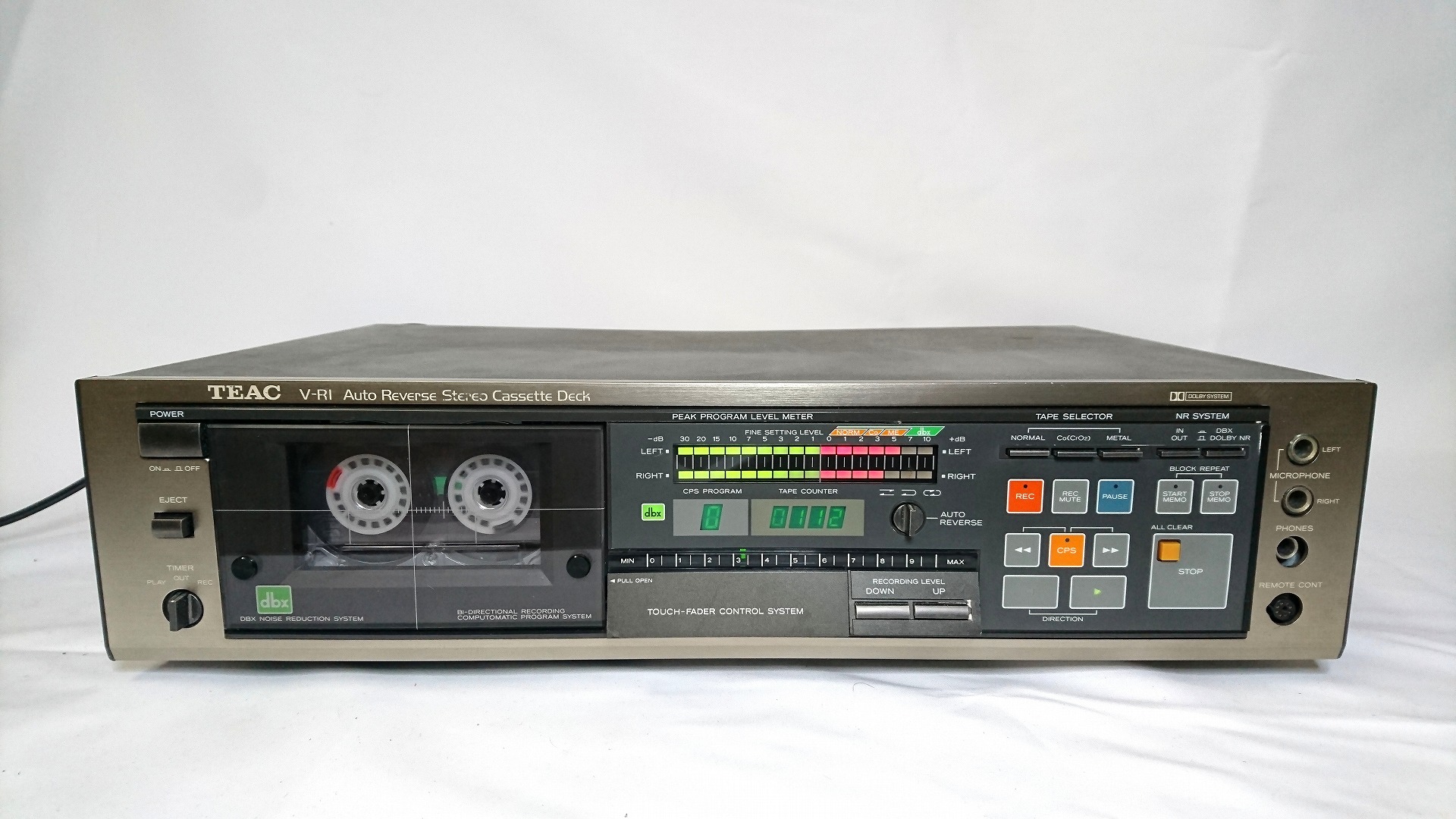 TEAC V-R1◇反転時間0.4秒。電光石火オートリバース。 | スーパー