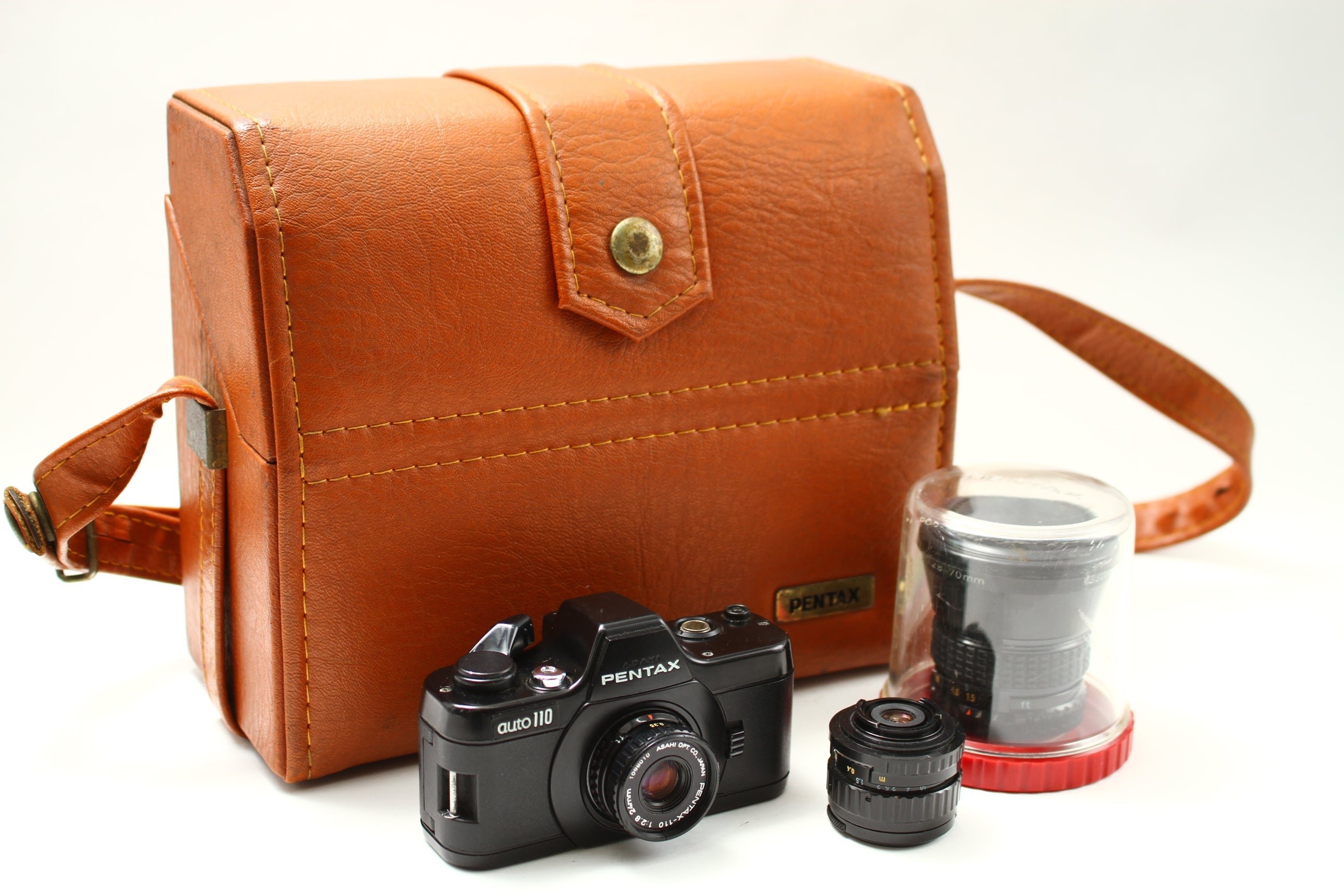 PENTAX (ペンタックス) auto110 + 18/2.8 24/2.8 70/2.8 フィルム