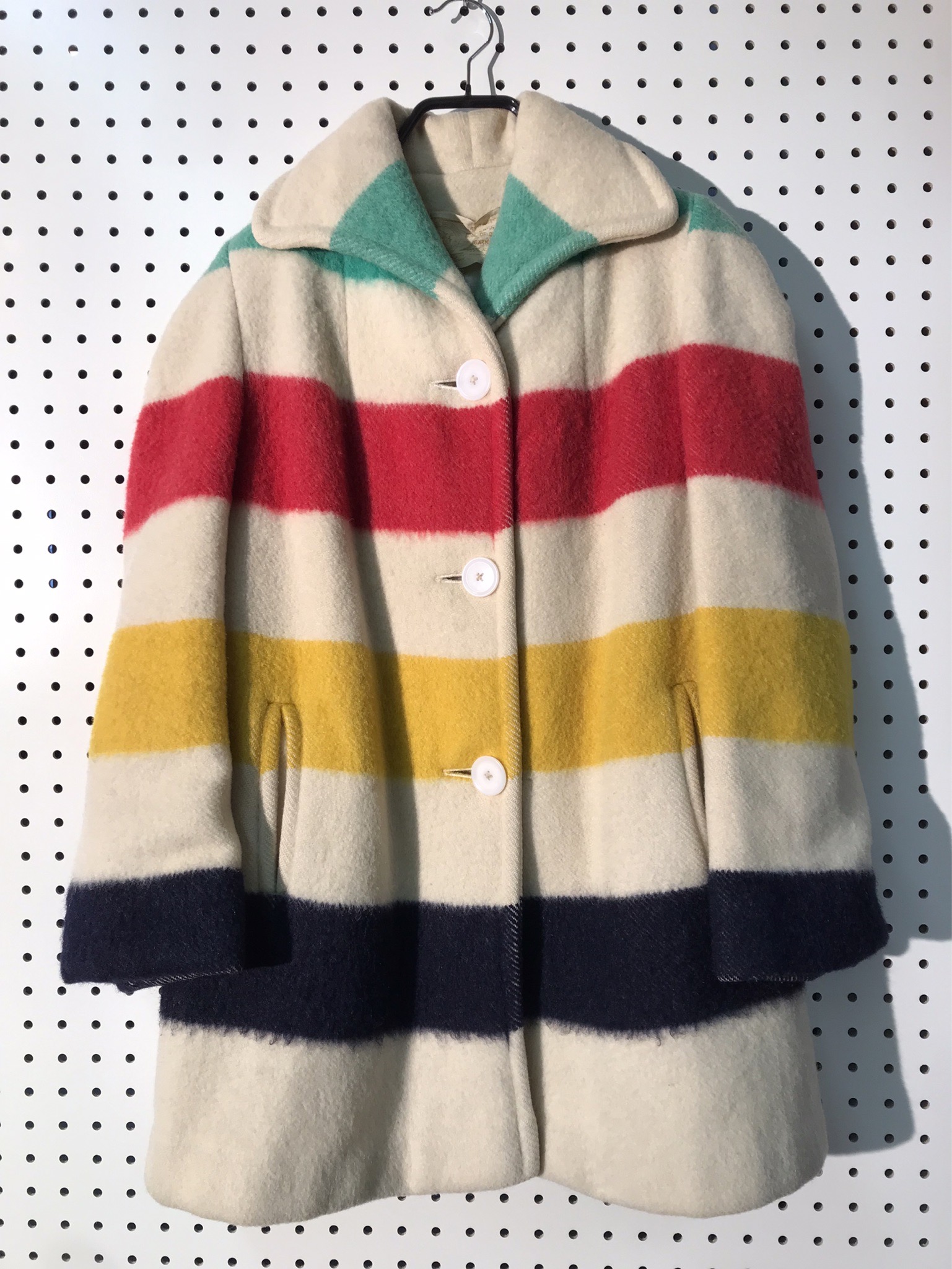 1960s HUDSON'S BAY ブランケットコート ウールコート ハドソンズベイ