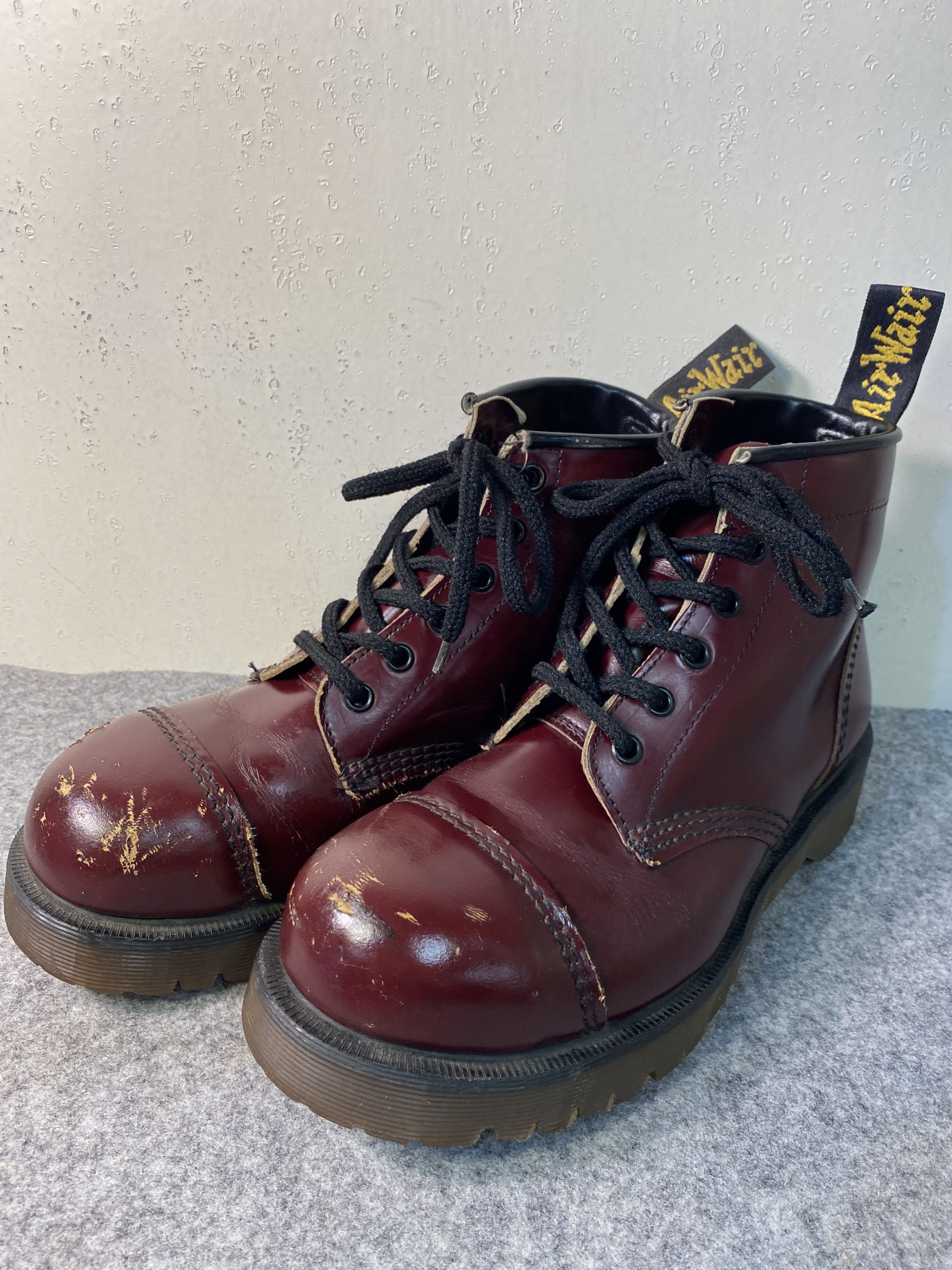 イングランド製 ドクターマーチン スチールトゥ 厚底 クレイジーボム 6