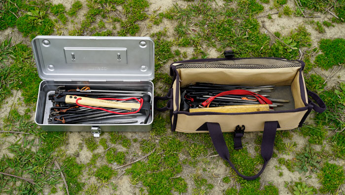 ペグケースのおすすめ10選！ペグ・ハンマー収納ケースから代用品まで