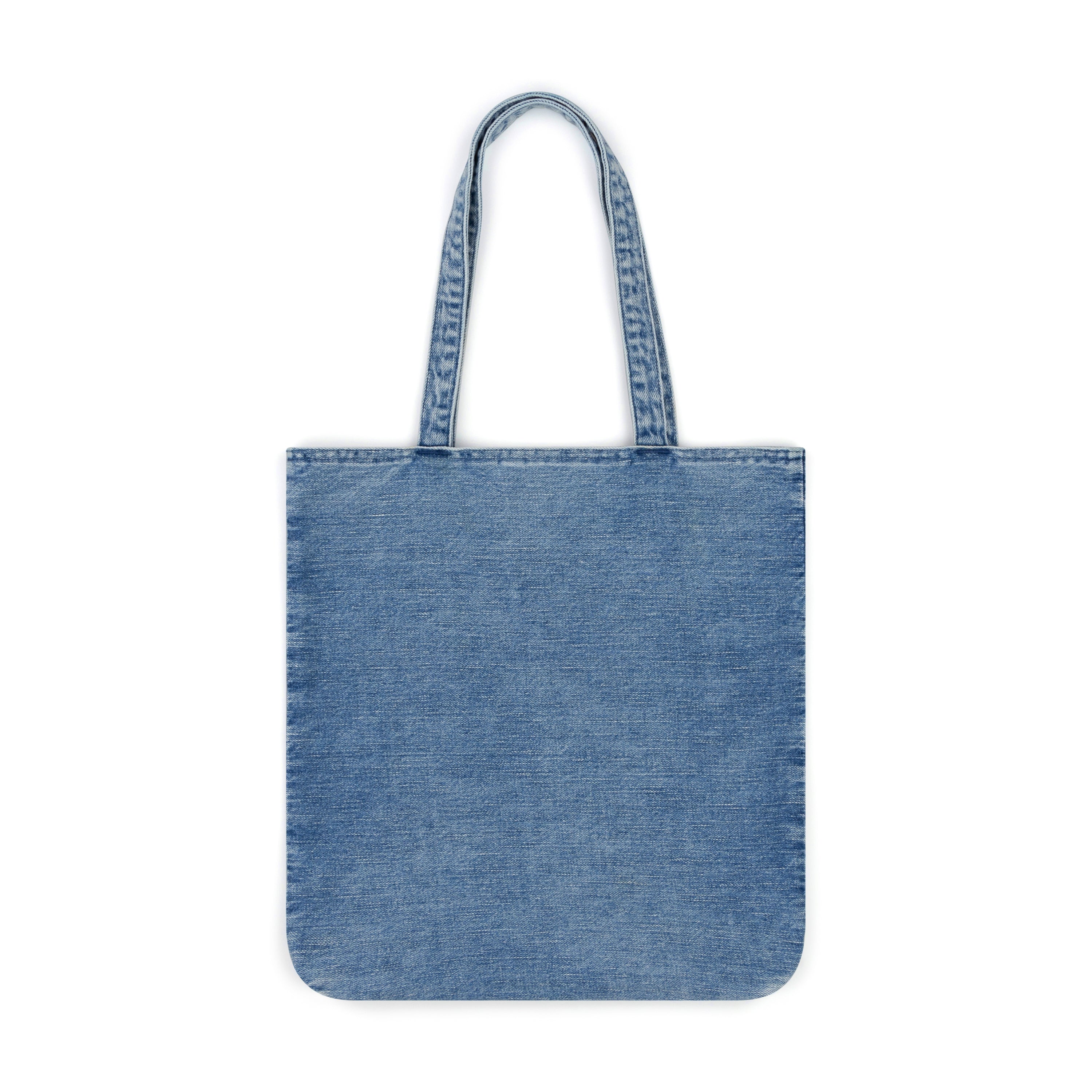 Selvedge Denim Tote Bag in Eco Acid Wash – non