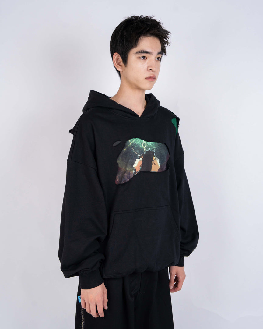 MOMO & OKARUN WEATHERED HOODIE – NONSENSE.JP