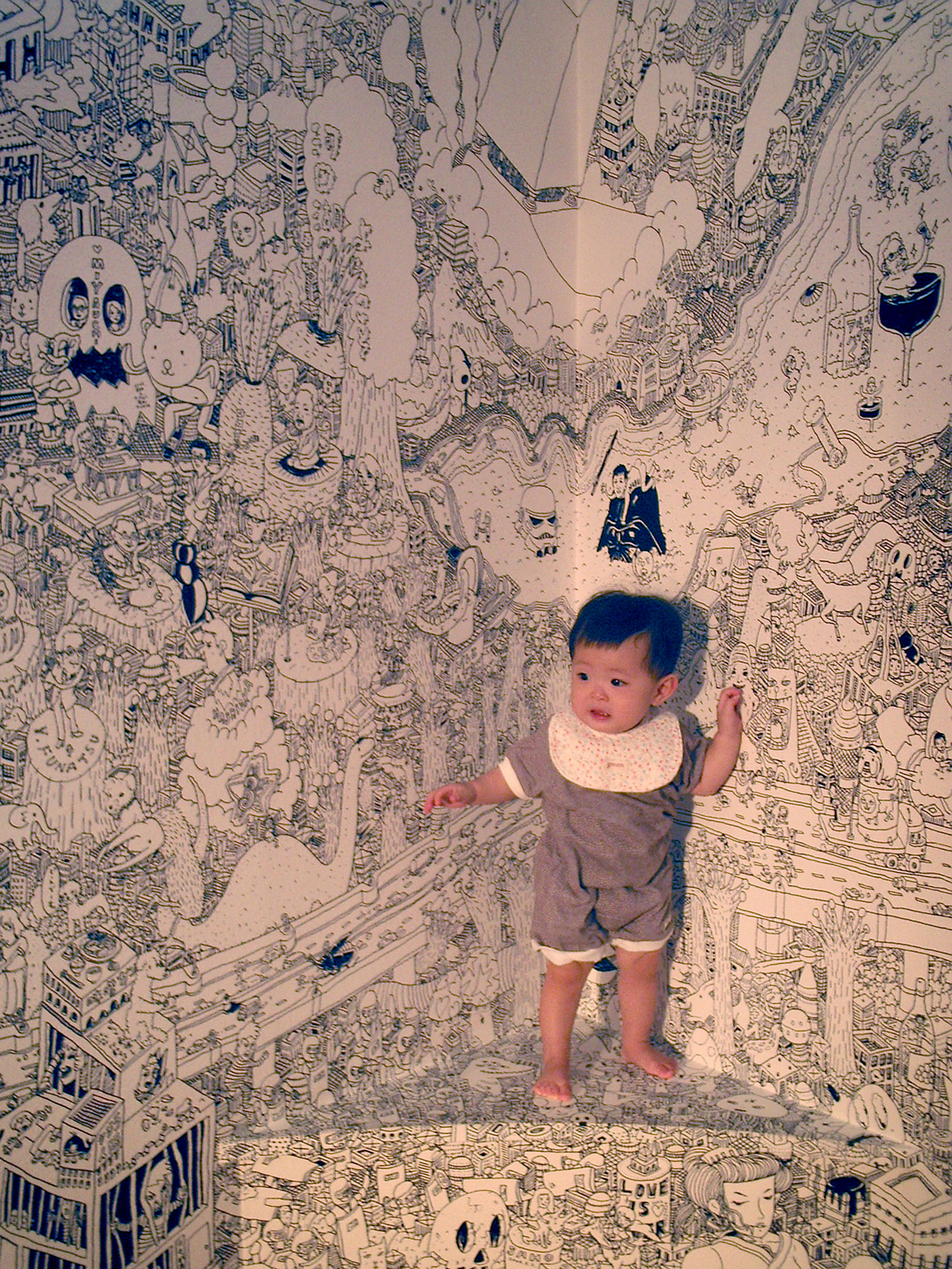 高橋信雅 2005年 木製フレームの抽象アート作品 高橋信雅 2005年 木製