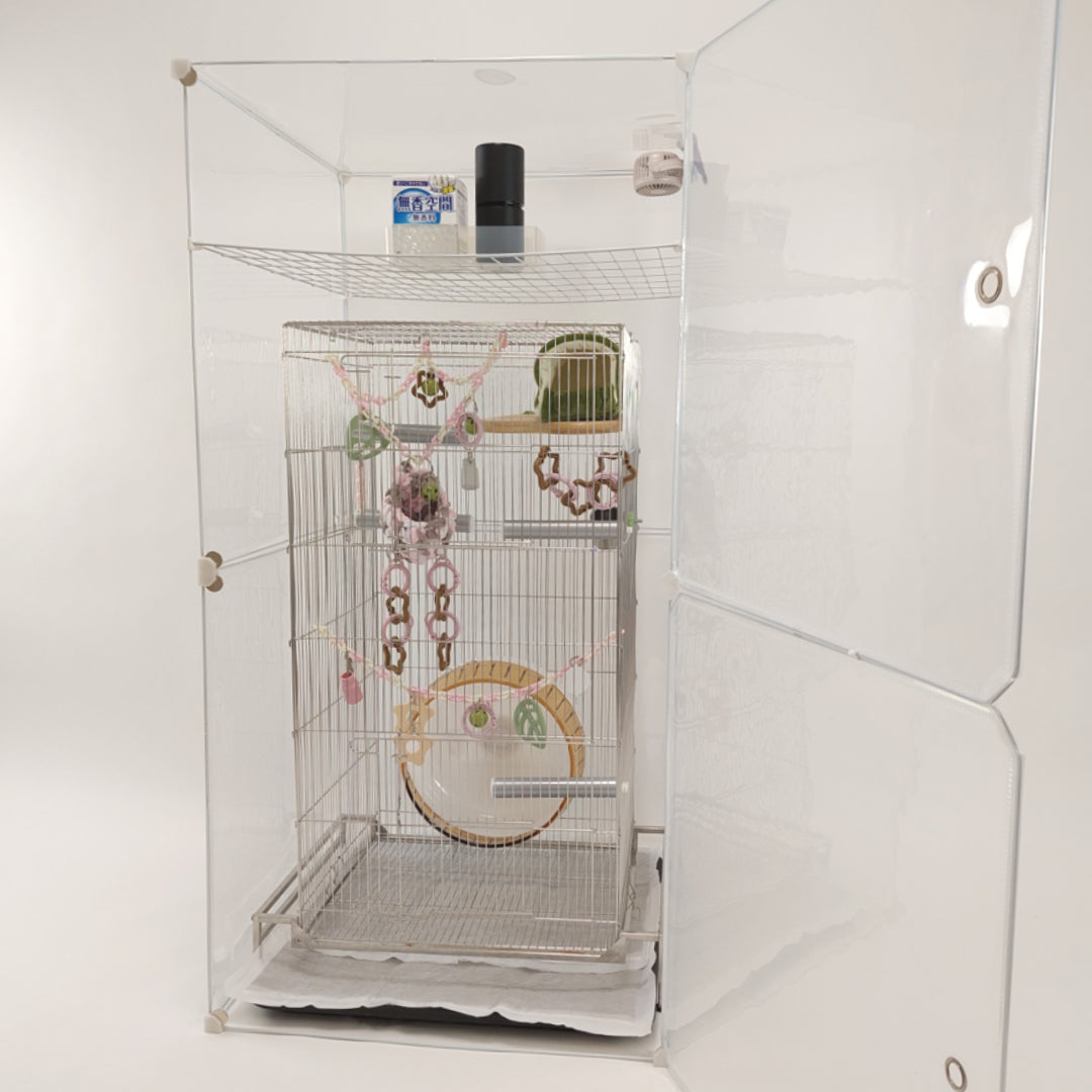 オールシーズンOK！春夏秋はモモンガケージの臭い,ゴミの飛び散り防止