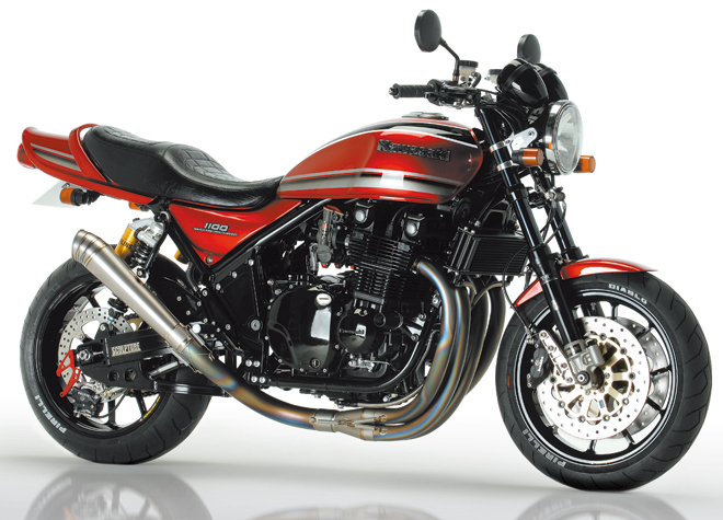 ZEPHYR1100 4in1 手曲げチタンEXマフラー (カットOILパン無し) | NOBLEST