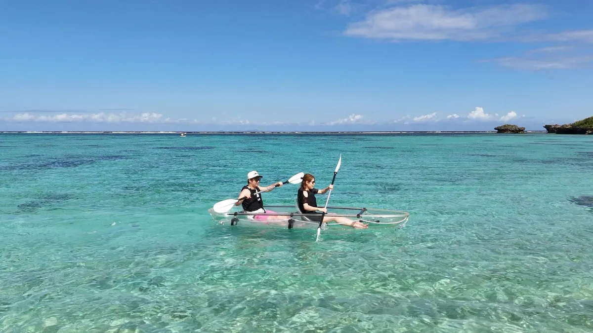 ドローン撮影付きクリアサップ｜沖縄今帰仁村 少人数制ツアー N.Ocean