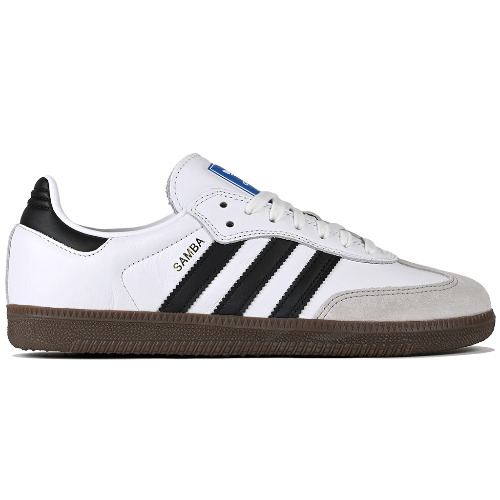Adidas Skateboarding Samba ADV Shoe - White Black | Skate Shoes