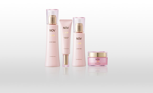 敏感肌用高保湿エイジングケアのノブ L＆W シリーズ | NOV