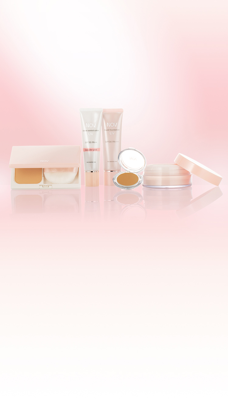 さまざまな肌悩みをやさしくカバー ベースメイクアップ｜ノブ公式