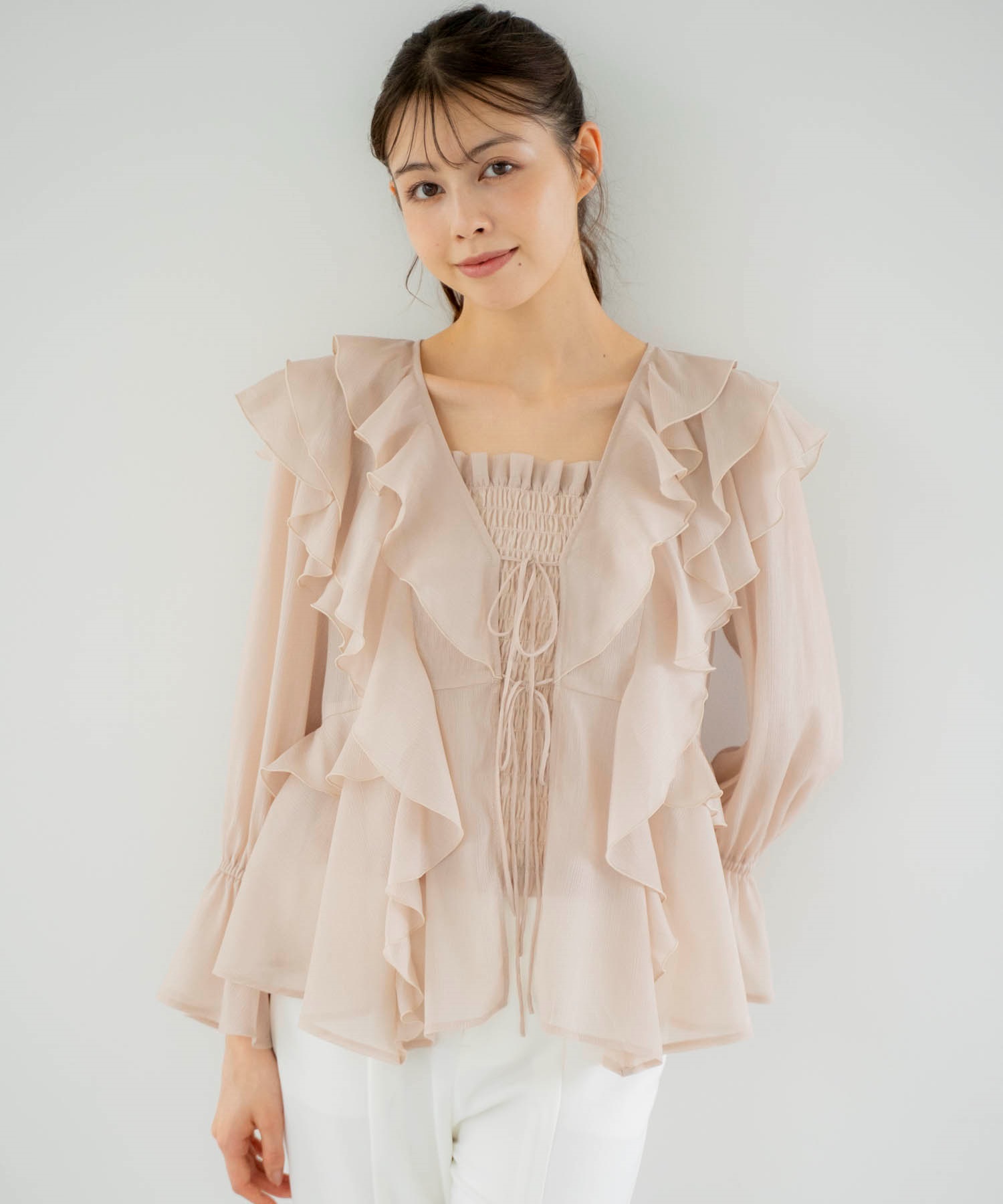 フリルブラウス | シャツ・ブラウス | NOELA OFFICIAL WEB STORE