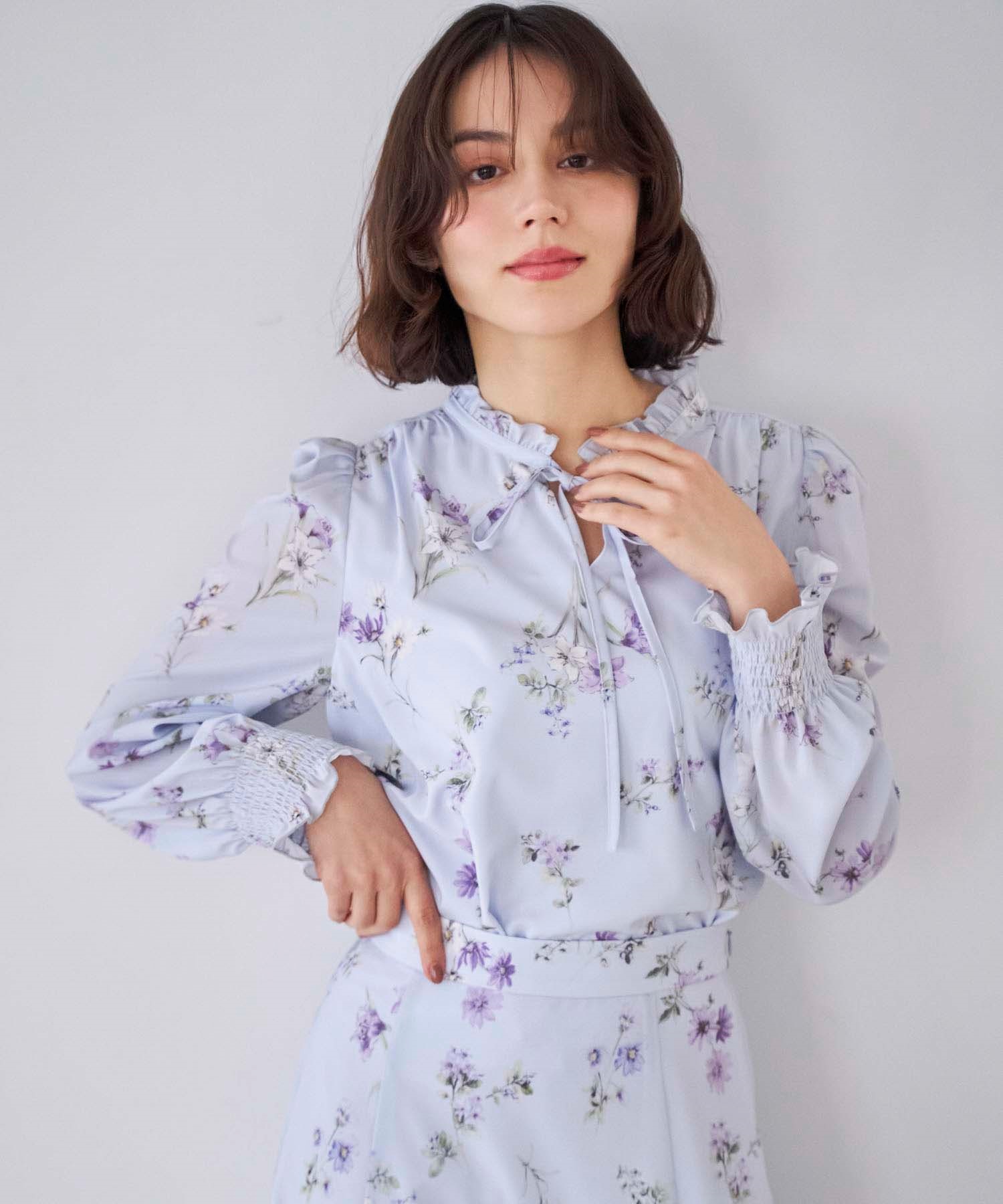 予約】花柄シアーブラウス | シャツ・ブラウス | NOELA OFFICIAL WEB STORE