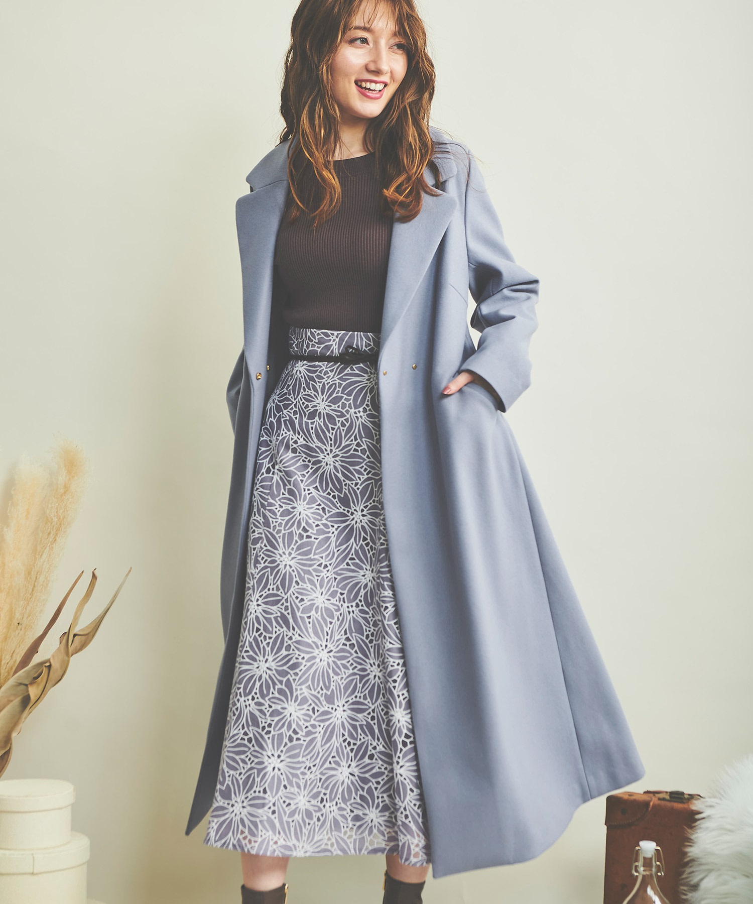 バックフレアウールコート | コート | NOELA OFFICIAL WEB STORE