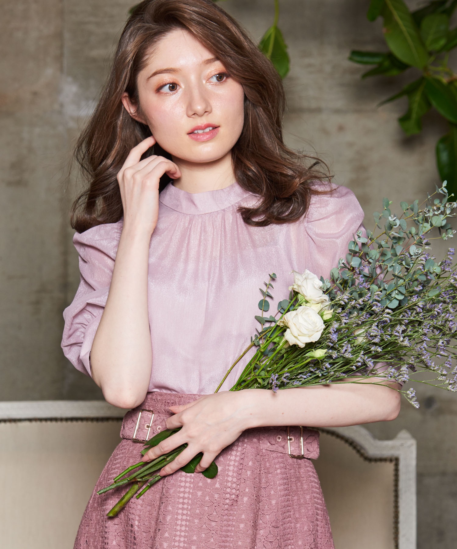 シャイニーシアー2WAYブラウス | シャツ・ブラウス | NOELA