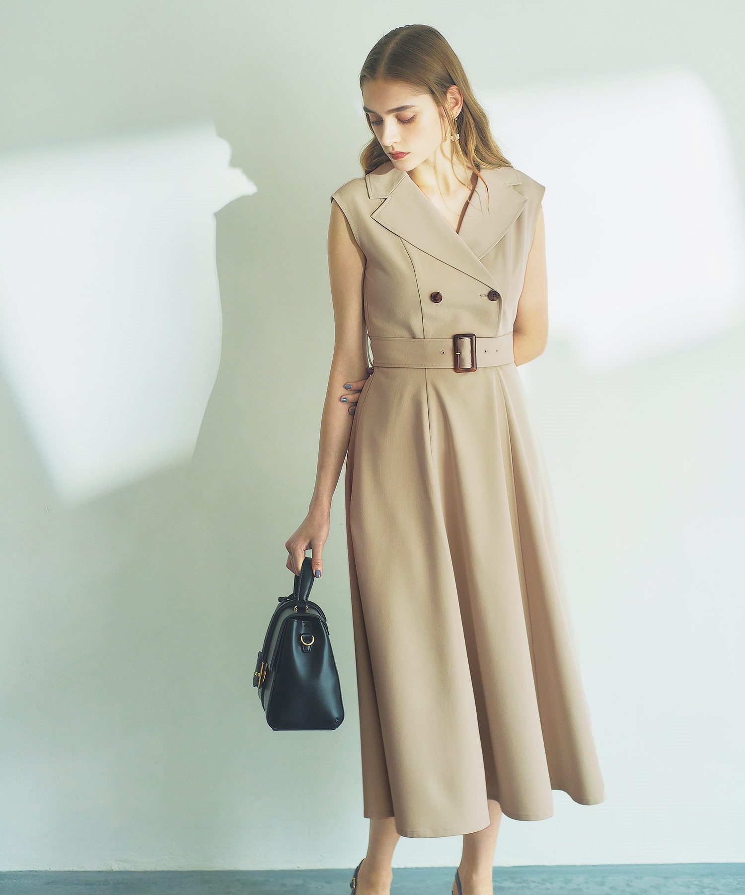 2WAYトレンチワンピース | ロングワンピース | NOELA OFFICIAL WEB