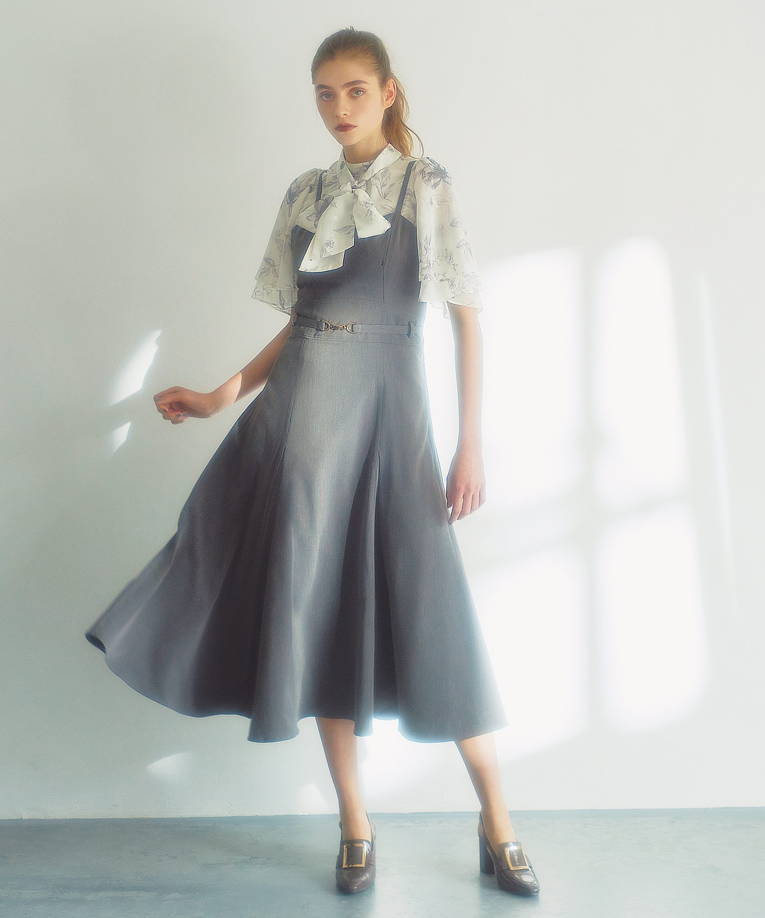 ビット付ボリュームキャミワンピ | キャミワンピース | NOELA OFFICIAL