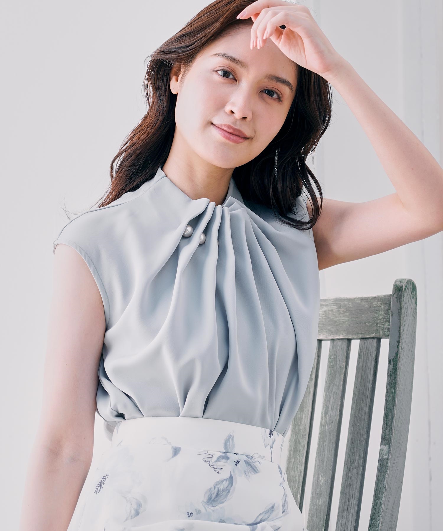 ハイネックパールブラウス | シャツ・ブラウス | NOELA OFFICIAL WEB STORE