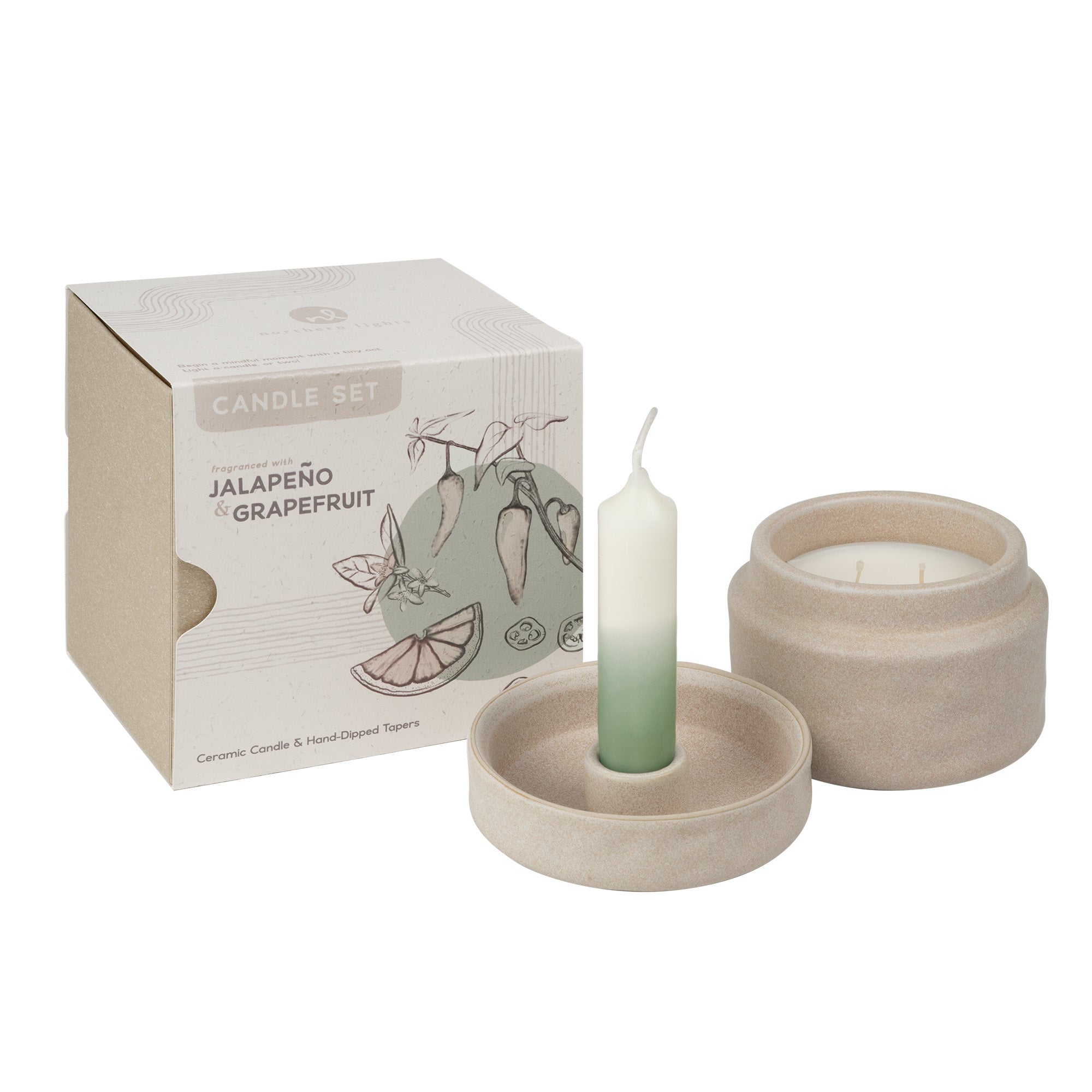 Mindful Moments Candle Set - Jalapeño & Grapefruit – Northern