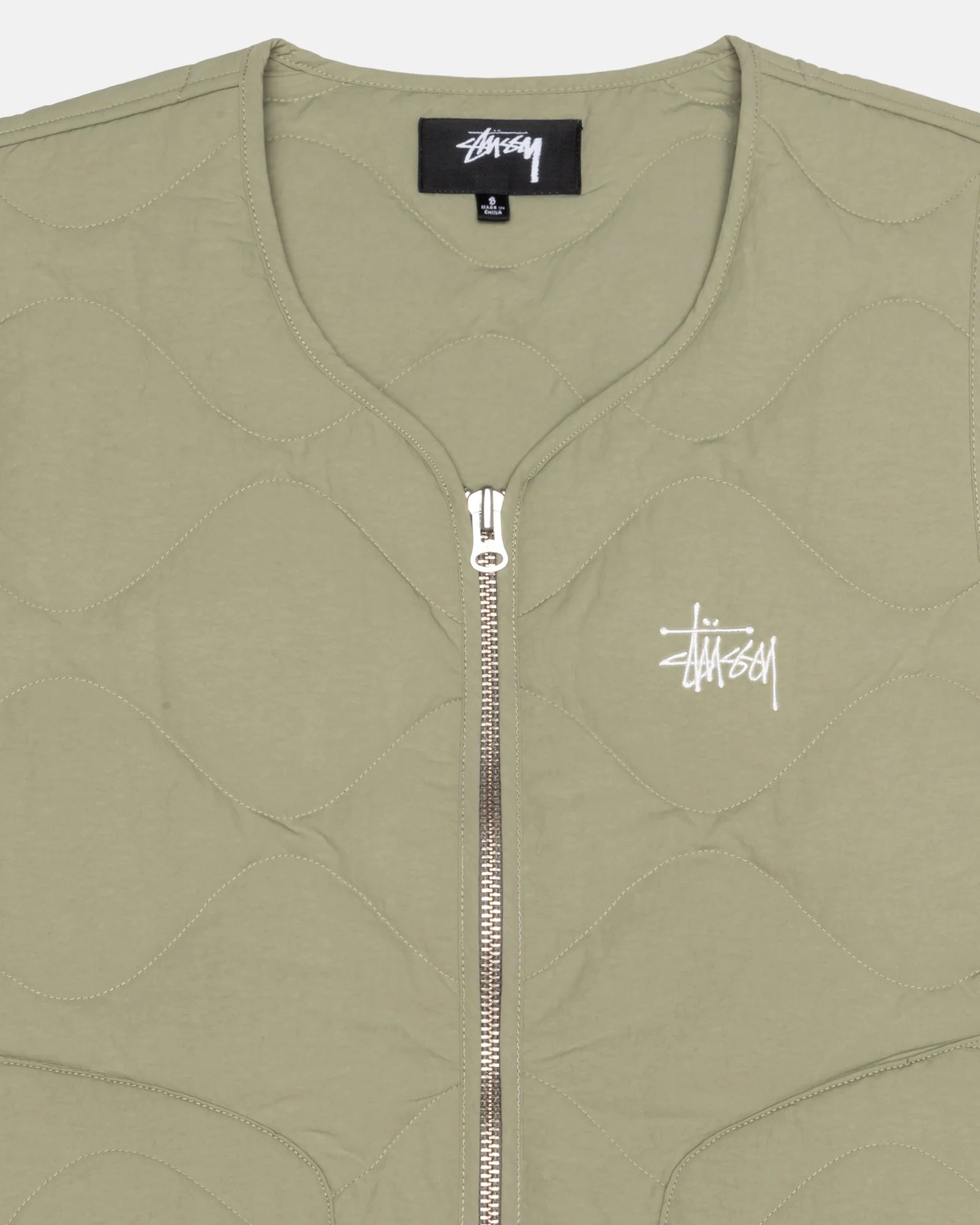 Stussy Recycled Nylon Liner Vest, coyote – Norwood