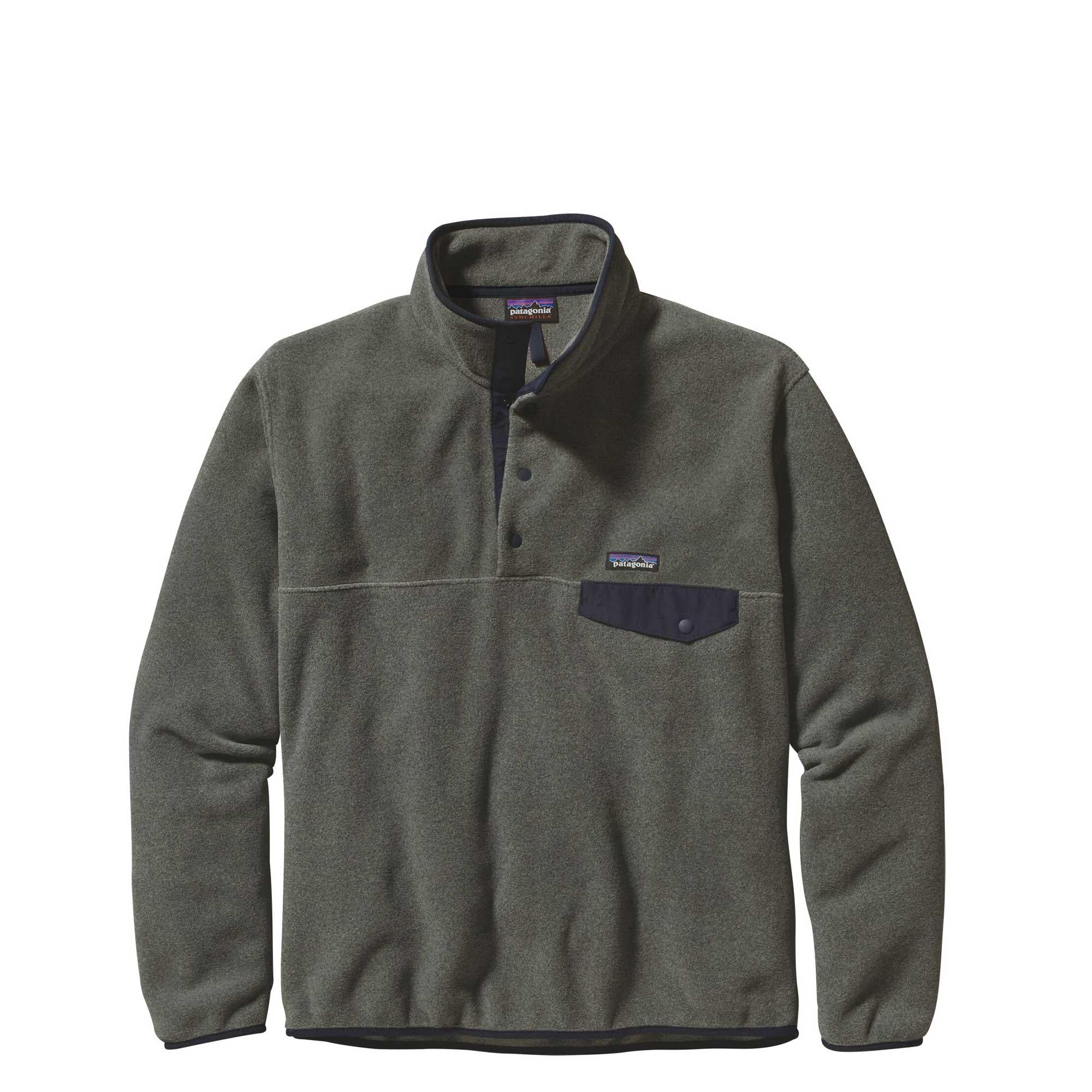 Patagonia Lightweight Synchilla Snap-T pullover fleece, Nickel