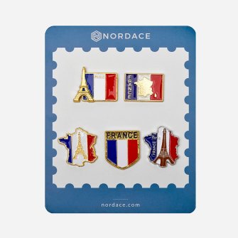 Nordace フランスピンバッジセット