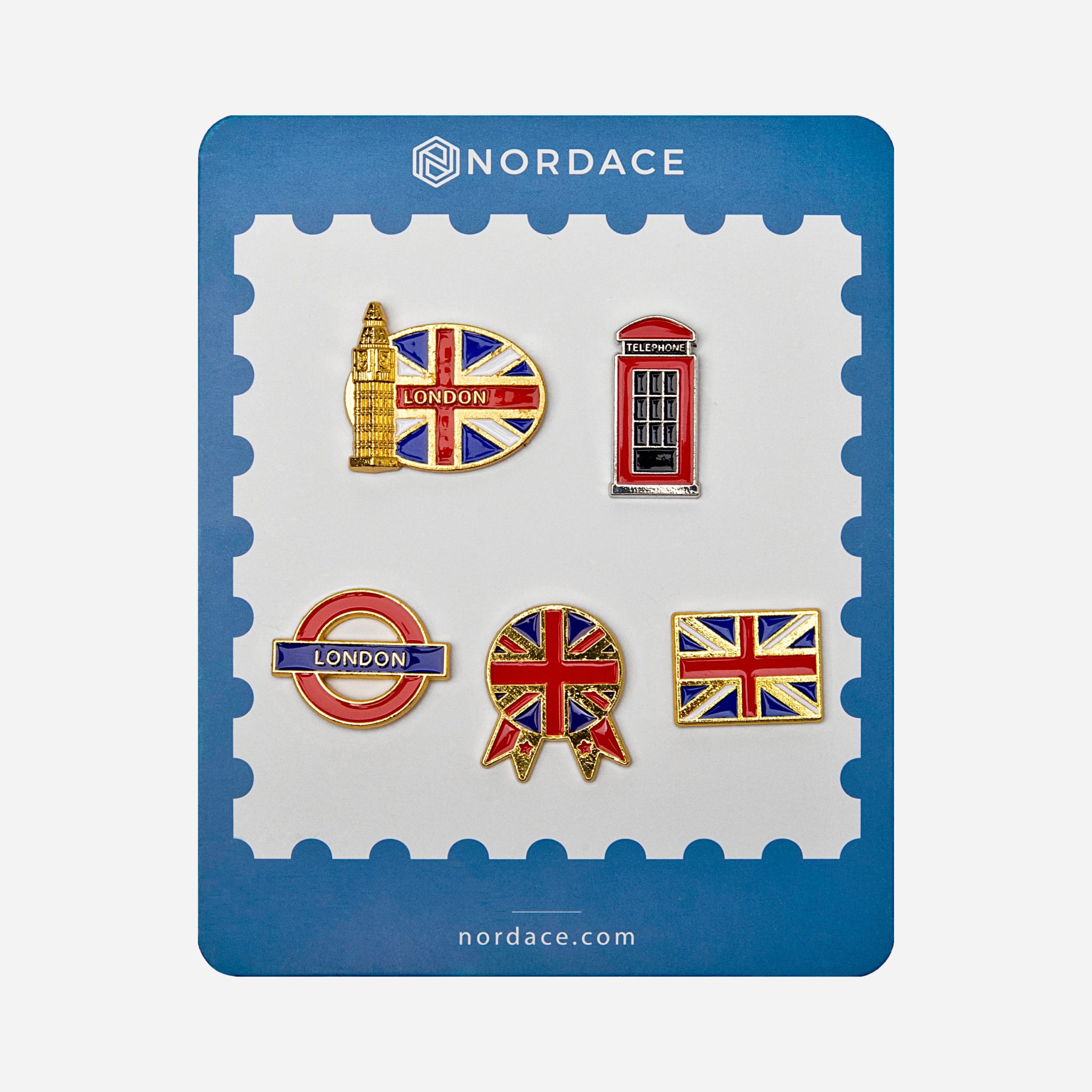 Nordace UKピンバッジセット