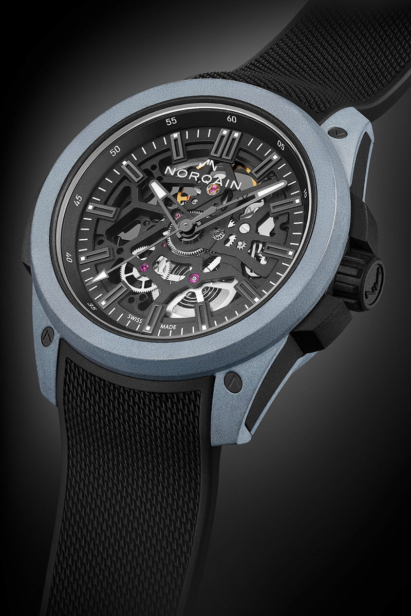 Wild ONE Skeleton 42mm Grey | NORQAIN Swiss Made Watches - NORQAIN