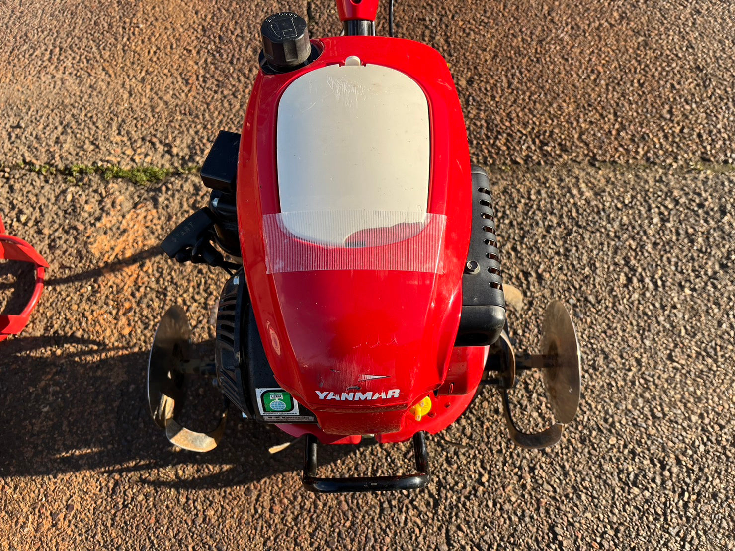 ヤンマー 中古 ミニ耕うん機【管理機】+スパイラルローター+中耕車輪