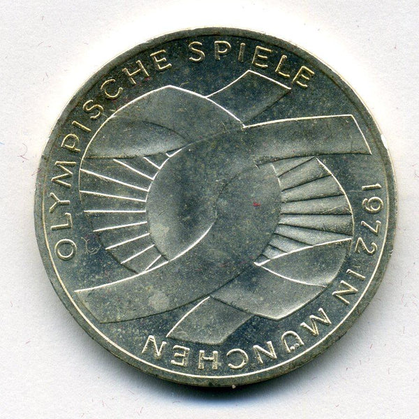 ドイツ ミュンヘンオリンピック 10マルク銀貨 2次 – 野崎コイン